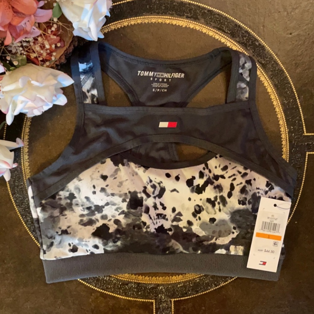 Tommy Hilfiger Tie-Dye Sports Bra Small NWT
